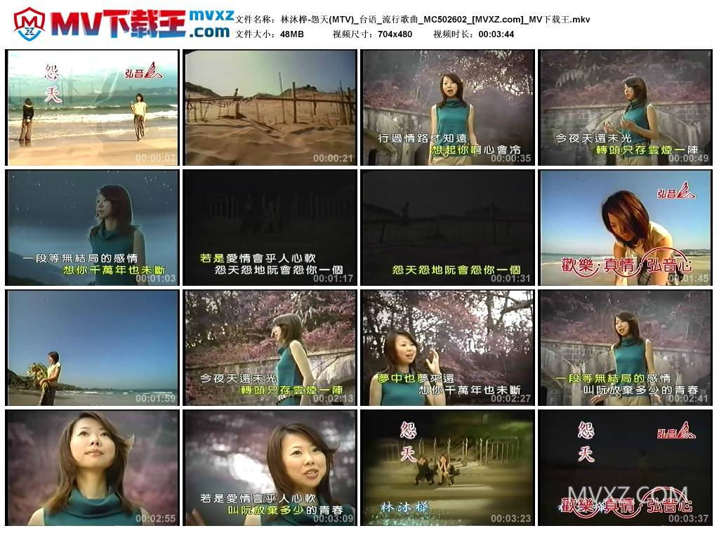 林沐桦-怨天(MTV)_台语_流行歌曲_MC502602